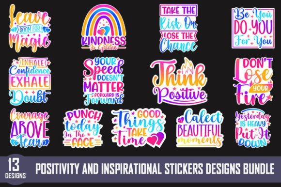 Download Positivity and Inspirational Stickers - Positivity Collection