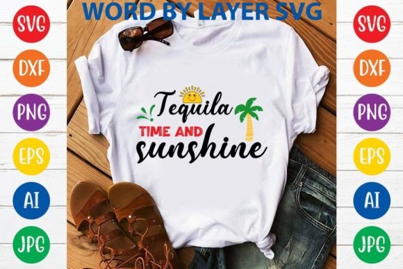 Download Tequila Time and Sunshine Svg Design - Premium Resources