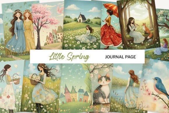 Download Spring Storybook Journal Pages JPG - Jpg Collection