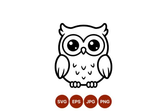 Download Cute Cartoon Owl Vector Art - Vector art Collection