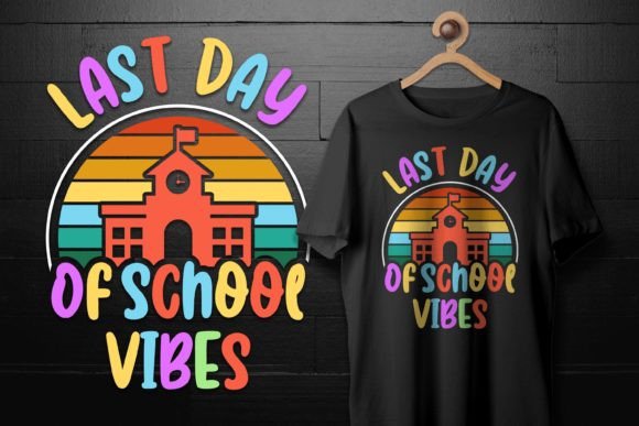 Download Last Day of School Vibes Vintage T-Shirt - Last day of school Collection