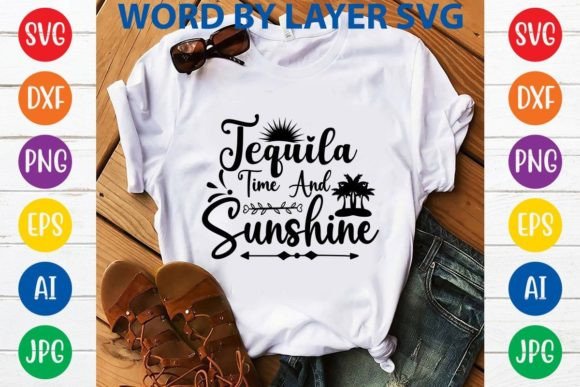 Download Tequila Time and Sunshine Svg Design - Premium Resources